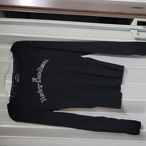 Size Medium Harley Davidson black long sleeve top